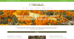 Desktop Screenshot of cnpsslo.org